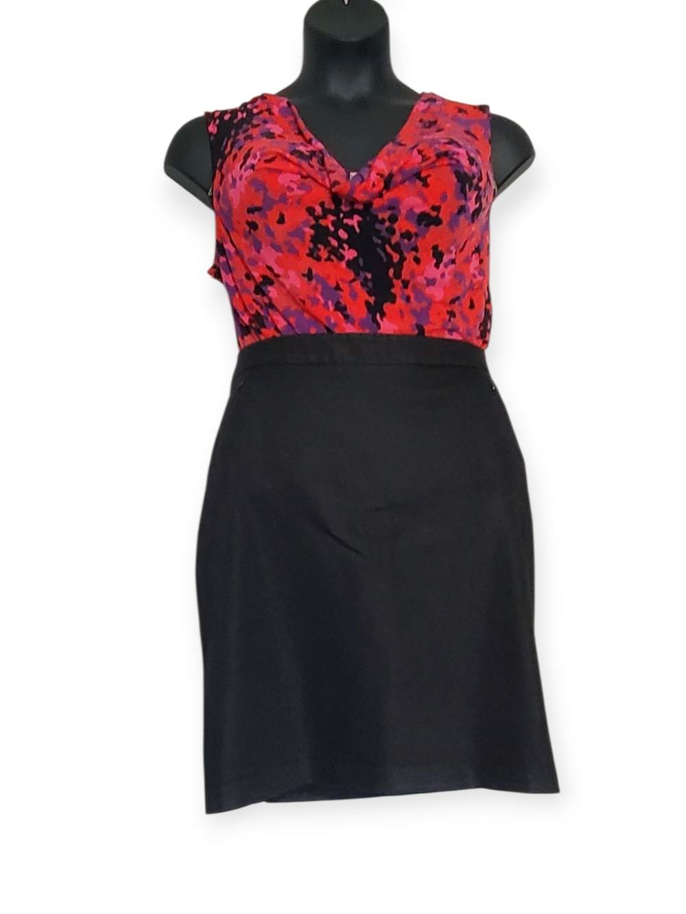 New York & Company Black Waistband Skirt